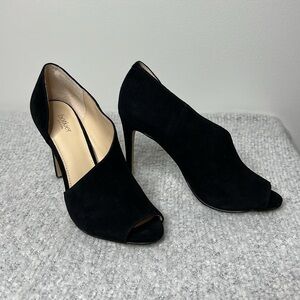 Botkier Adelia Women D'Orsay Suede Leather Upper Heel‎ in Black - NIB!